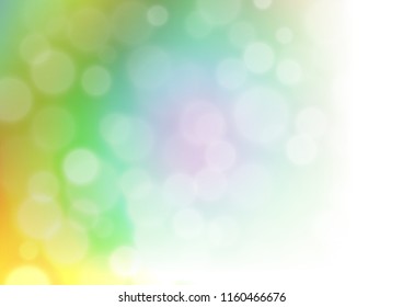 Light Multicolor, Rainbow vector abstract blurred pattern. A completely new color illustration in a bokeh style. A completely new design for your business.