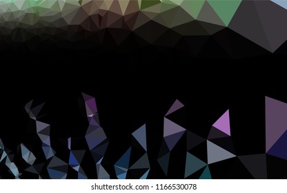 Light Multicolor, Rainbow vector abstract mosaic pattern. Modern geometrical abstract illustration with gradient. A completely new design for your business.
