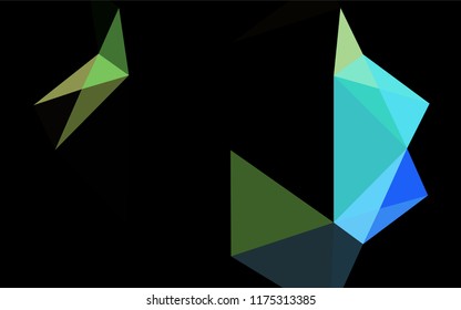 Light Multicolor, Rainbow vector abstract polygonal texture. Glitter abstract illustration with an elegant design. A new texture for your design.