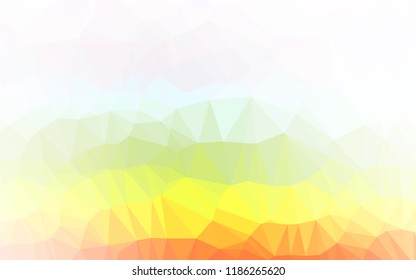 Light Multicolor, Rainbow vector abstract polygonal cover. Creative geometric illustration in Origami style with gradient. A new texture for your design.