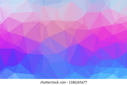 Light Multicolor, Rainbow vector abstract mosaic backdrop. Colorful illustration in abstract style with gradient. The completely new template can be used for your brand book.