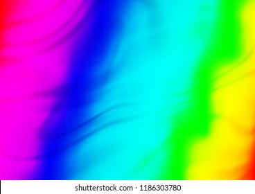 Light Multicolor, Rainbow vector abstract bright background. A vague abstract illustration with gradient. The elegant pattern can be used as part of a brand book.