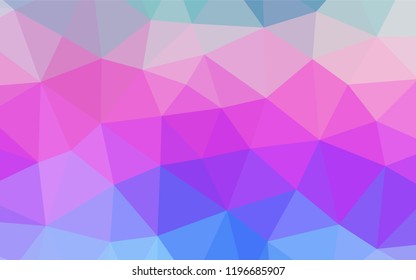 Light Multicolor, Rainbow vector abstract polygonal cover. A completely new color illustration in a vague style. The template can be used as a background for cell phones.