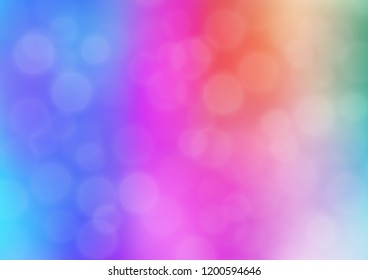 Light Multicolor, Rainbow vector abstract background. Creative illustration in halftone style with gradient. The template for backgrounds of cell phones.