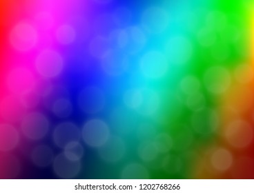 Light Multicolor, Rainbow vector abstract template. Modern geometrical abstract illustration with gradient. Brand new style for your business design.