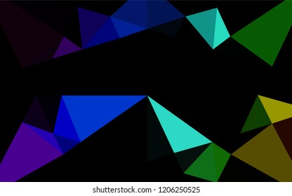 Light Multicolor, Rainbow vector abstract mosaic backdrop. Brand new colored illustration in blurry style with gradient. The template can be used as a background for cell phones.