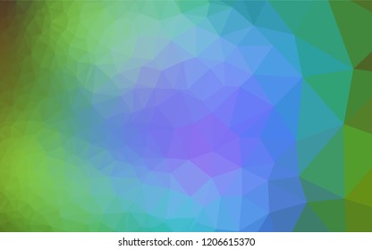 Light Multicolor, Rainbow vector abstract mosaic background. Colorful illustration in abstract style with gradient. Brand new design for your business.
