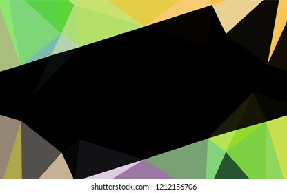 Light Multicolor, Rainbow vector abstract mosaic background. Colorful illustration in abstract style with gradient. The textured pattern can be used for background.