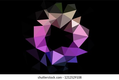 Light Multicolor, Rainbow vector abstract mosaic backdrop. Shining colored illustration in a Brand new style. A completely new template for your business design.