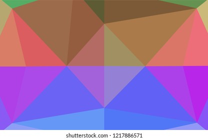 Light Multicolor, Rainbow vector abstract polygonal cover. Shining colored illustration in a Brand new style. The completely new template can be used for your brand book.