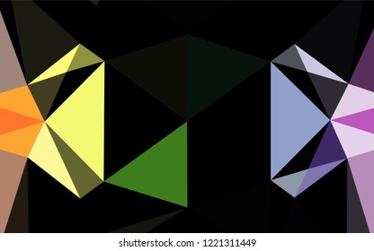 Light Multicolor, Rainbow vector abstract mosaic background. A vague abstract illustration with gradient. Brand new design for your business.