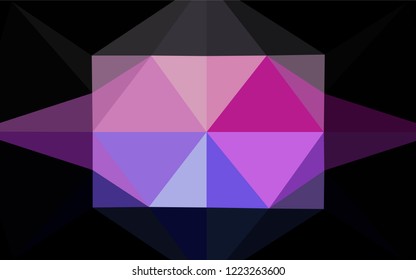 Light Multicolor, Rainbow vector abstract mosaic backdrop. An elegant bright illustration with gradient. Brand new design for your business.