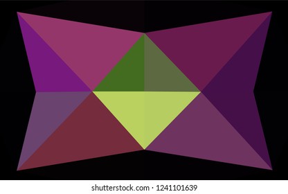 Light Multicolor, Rainbow vector abstract polygonal cover. Colorful abstract illustration with gradient. Brand new design for your business.