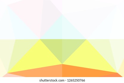 Light Multicolor, Rainbow vector abstract polygonal layout. A sample with polygonal shapes. The polygonal design can be used for your web site.