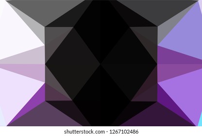 Light Multicolor, Rainbow vector abstract mosaic pattern. Modern geometrical abstract illustration with gradient. A new texture for your design.