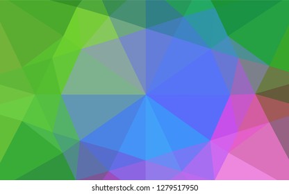 Light Multicolor, Rainbow vector abstract mosaic pattern. A vague abstract illustration with gradient. The textured pattern can be used for background.
