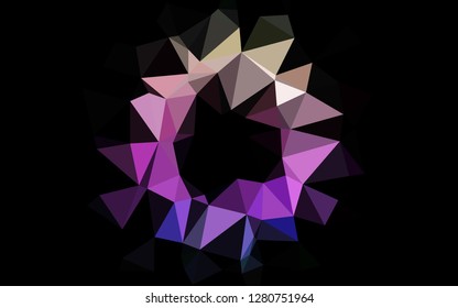 Light Multicolor, Rainbow vector abstract mosaic backdrop. Shining colored illustration in a Brand new style. Completely new design for your business.