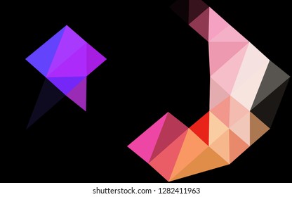 Light Multicolor, Rainbow vector abstract mosaic backdrop. Colorful abstract illustration with gradient. Elegant pattern for a brand book.