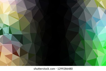 Light Multicolor, Rainbow vector abstract polygonal layout. Shining colored illustration in a Brand new style. Textured pattern for background.