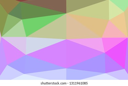 Light Multicolor, Rainbow vector abstract mosaic pattern. A vague abstract illustration with gradient. Elegant pattern for a brand book.