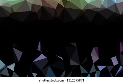 Light Multicolor, Rainbow vector abstract polygonal layout. Modern geometrical abstract illustration with gradient. Completely new template for your business design.