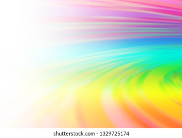 Light Multicolor, Rainbow vector abstract bokeh pattern. Creative illustration in halftone style with gradient. The blurred design can be used for your web site.