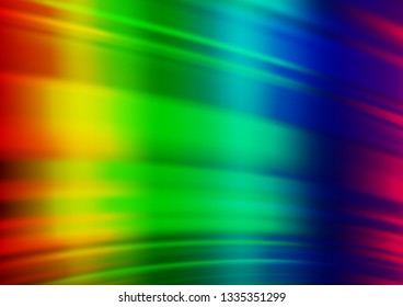 Light Multicolor, Rainbow vector abstract blurred pattern. A completely new color illustration in a bokeh style. The blurred design can be used for your web site.