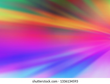 Light Multicolor, Rainbow vector abstract bokeh pattern. Colorful abstract illustration with gradient. A completely new design for your business.