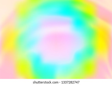 Light Multicolor, Rainbow vector abstract blurred template. Colorful illustration in blurry style with gradient. The best blurred design for your business.