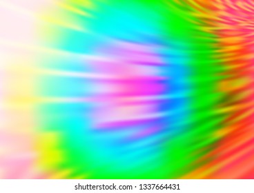 Light Multicolor, Rainbow vector abstract bright background. Colorful illustration in abstract style with gradient. The blurred design can be used for your web site.
