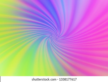 Light Multicolor, Rainbow vector abstract blurred template. Modern geometrical abstract illustration with gradient. Brand new style for your business design.