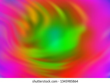 Light Multicolor, Rainbow vector abstract blurred background. Shining colorful illustration in a Brand new style. The best blurred design for your business.
