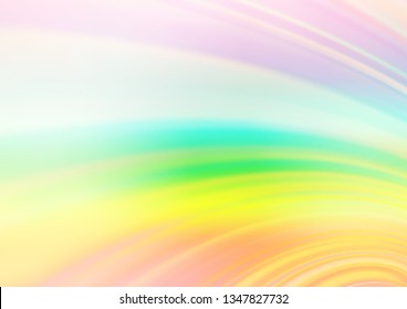 Light Multicolor, Rainbow vector abstract background. A completely new color illustration in a bokeh style. The template for backgrounds of cell phones.
