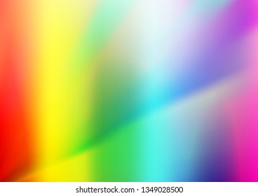 Light Multicolor, Rainbow vector abstract blurred background. Creative illustration in halftone style with gradient. The best blurred design for your business.