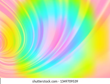 Light Multicolor, Rainbow vector abstract bright background. Shining colorful illustration in a Brand new style. The blurred design can be used for your web site.