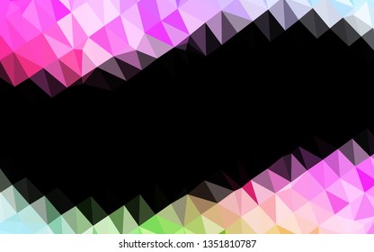 Light Multicolor, Rainbow vector abstract mosaic backdrop. Shining colored illustration in a Brand new style. Brand new design for your business.