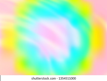 Light Multicolor, Rainbow vector abstract bokeh pattern. Creative illustration in halftone style with gradient. A completely new design for your business.