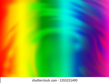 Light Multicolor, Rainbow vector abstract bokeh pattern. A completely new color illustration in a bokeh style. The blurred design can be used for your web site.