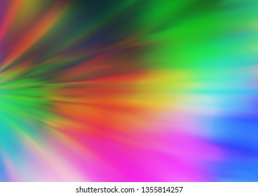 Light Multicolor, Rainbow vector abstract background. Colorful illustration in abstract style with gradient. The best blurred design for your business.