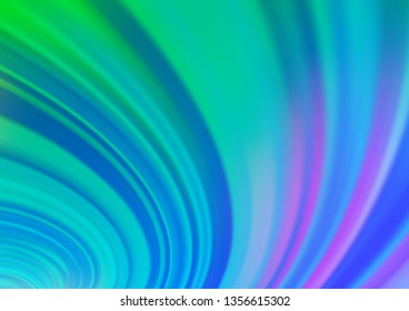 Light Multicolor, Rainbow vector abstract blurred template. Glitter abstract illustration with an elegant design. The template can be used for your brand book.