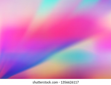 Light Multicolor, Rainbow vector abstract template. Glitter abstract illustration with an elegant design. A new texture for your design.