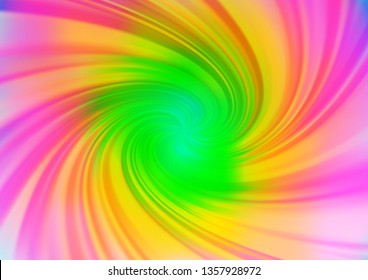 Light Multicolor, Rainbow vector abstract blurred template. Colorful illustration in abstract style with gradient. The best blurred design for your business.