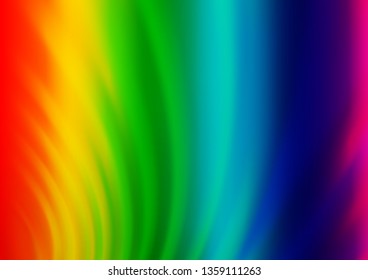 Light Multicolor, Rainbow vector abstract bright background. Shining colorful illustration in a Brand new style. The template can be used for your brand book.