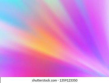 Light Multicolor, Rainbow vector abstract background. Shining colorful illustration in a Brand new style. A completely new design for your business.