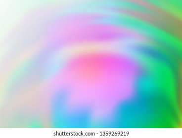 Light Multicolor, Rainbow vector abstract bright background. Creative illustration in halftone style with gradient. Brand new style for your business design.