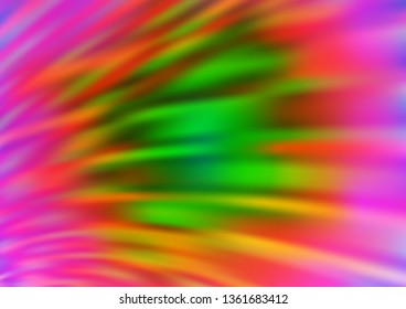 Light Multicolor, Rainbow vector abstract background. Colorful illustration in abstract style with gradient. The blurred design can be used for your web site.