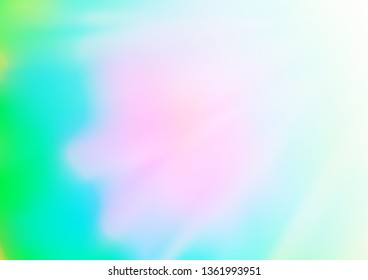 Light Multicolor, Rainbow vector abstract blurred background. Colorful abstract illustration with gradient. The elegant pattern for brand book.
