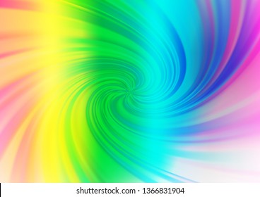 Light Multicolor, Rainbow vector abstract bright template. A vague abstract illustration with gradient. Brand new design for your business.