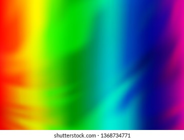 Light Multicolor, Rainbow vector abstract blurred pattern. Colorful illustration in blurry style with gradient. A new texture for your design.