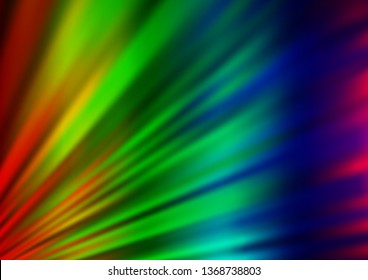 Light Multicolor, Rainbow vector abstract blurred background. Colorful abstract illustration with gradient. Brand new design for your business.